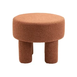 Poef Demi - Bouclé Roest