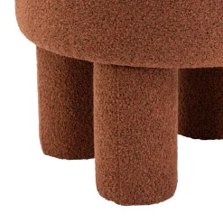 Poef Demi - Bouclé Roest