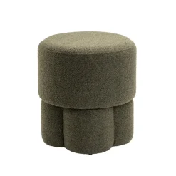 Poef Geneva - Bouclé Groen