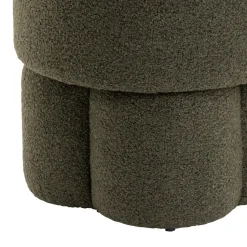 Poef Geneva - Bouclé Groen