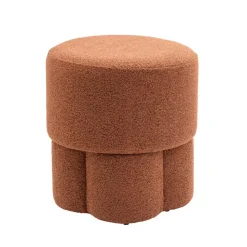 Poef Geneva - Bouclé Roest