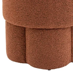 Poef Geneva - Bouclé Roest
