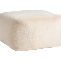 Poef Hein - crème - 30x40x40 cm