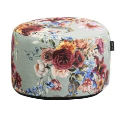 Poef Lebel Lina - groen - 48x28 cm