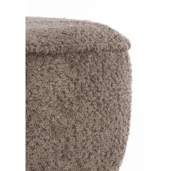 Poef Leyla - Bruin - Ø40cm