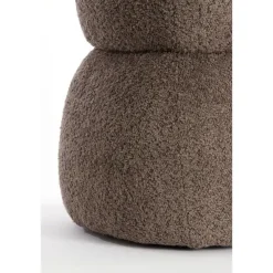 Poef Leyla - Bruin - Ø40cm
