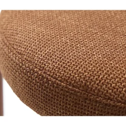 Poef Oranje Stof - 43,5x44x48cm - Pelican