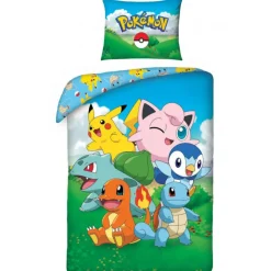 Pokémon Dekbedovertrek Family - Eenpersoons - 140 x 200 cm - Katoen