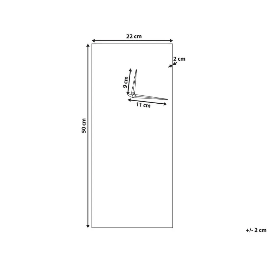 POMBAL - Wandklok - Goud - Ijzer