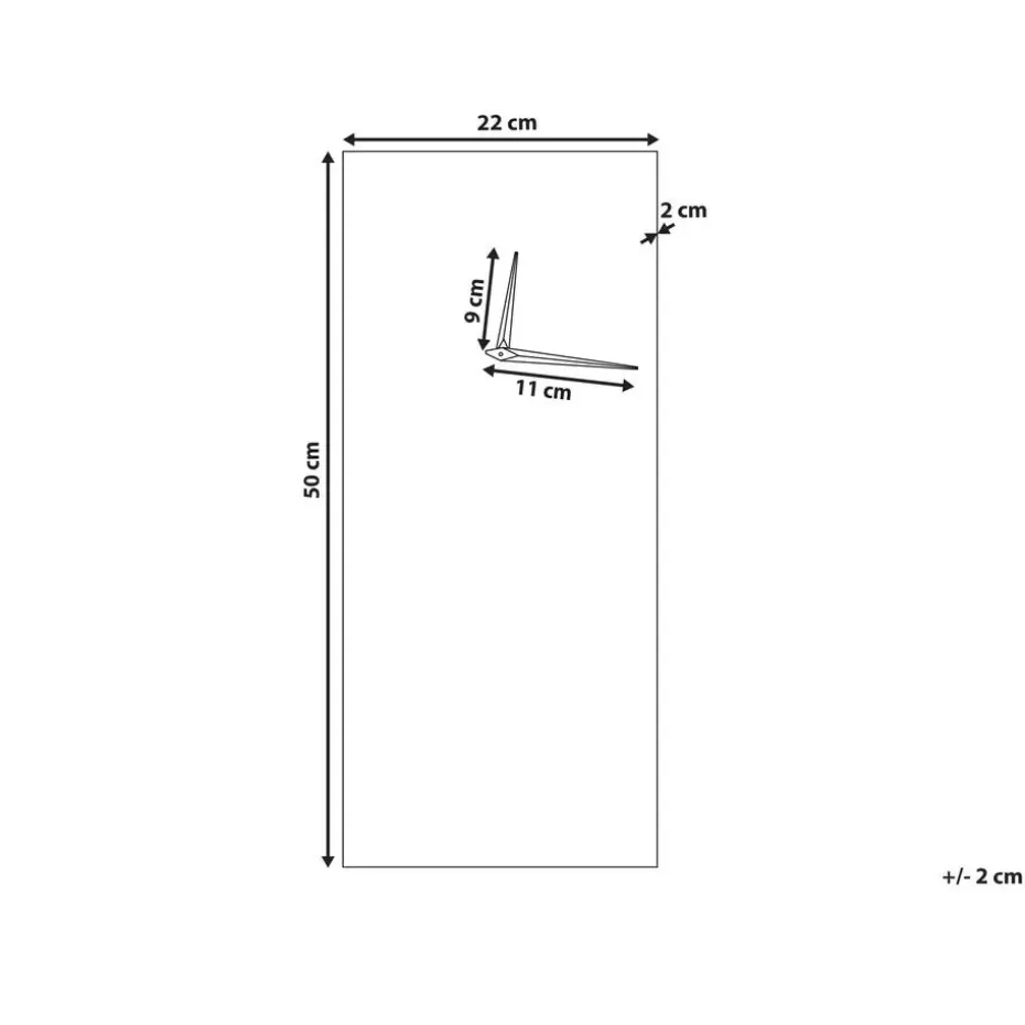 POMBAL - Wandklok - Goud - Ijzer