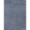 Porto Soft Fluffy Vloerkleed Hoogpolig Effen Blauw - 140X200 CM