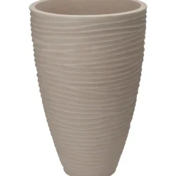 Pro Garden plantenpot - kunststof - zand/beige - 40 x 60 cm