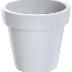 Prosperplast Bloempot - D35 x H31 cm - wit - kunststof