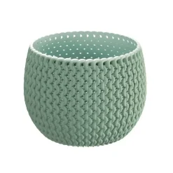 Prosperplast Bloempot Splofy - mintgroen - kunststof - 18 cm