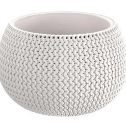 Prosperplast Bloempot Splofy - wit - 4 l - 29 cm