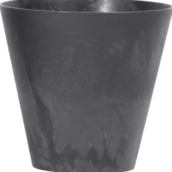 Prosperplast plantenpot - kunststof - antraciet - D40 x H37 cm
