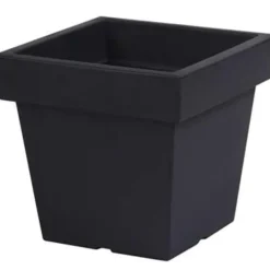 Prosperplast Plantenpot - vierkant - antraciet - 8 l - 24 cm