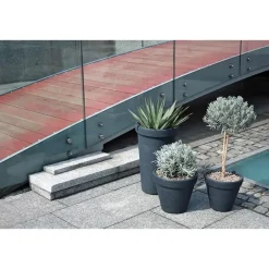 Prosperplast Plantenpot Classic - antraciet - D58 x H47 cm