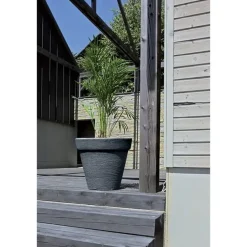 Prosperplast Plantenpot Classic - antraciet - D58 x H47 cm