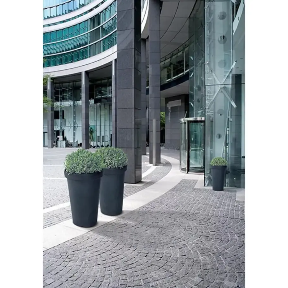 Prosperplast Plantenpot Flower Tower - terracotta - D40 x H60 cm