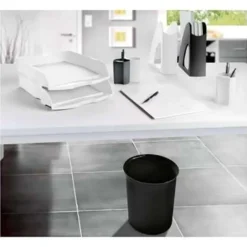 Prullenbak - zwart - 13 l