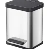 Prullenbak Oko Duo Plus RVS 2x9L M - Hailo