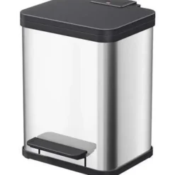 Prullenbak Oko Duo Plus RVS 2x9L M - Hailo