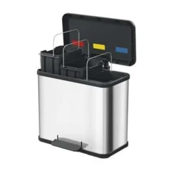 Prullenbak Oko Trio Plus Zil 3x9 L - Hailo