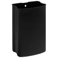 Prullenbak/pedaalemmer - zwart - metaal - 50L - 44 x 37 x 66 cm
