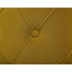 PUEBLO - Poef - Geel - 40/33 cm - Fluweel