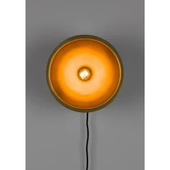 Puur - Dudley wandlamp rond M - zwart/goud
