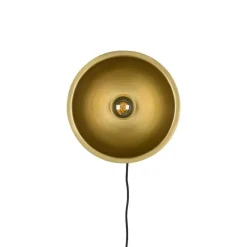 Puur - Dudley wandlamp rond M - zwart/goud