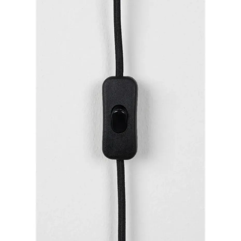 Puur - Dudley wandlamp rond L - zwart/goud