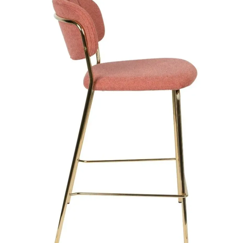 Puur - Viken barstoel 65 cm roze goud