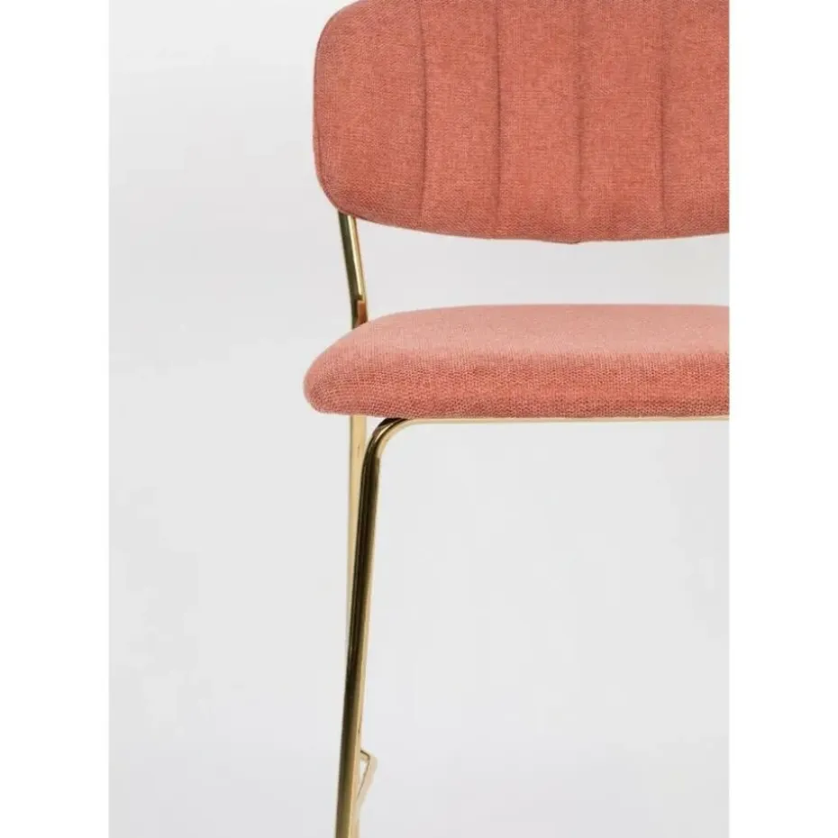 Puur - Viken barstoel 65 cm roze goud