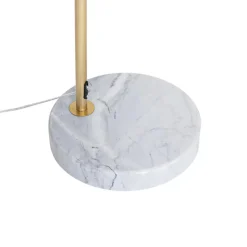 Qazqa booglampen arc goudkleurig e27