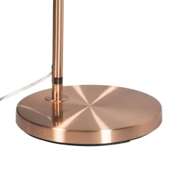 Qazqa booglampen arc-basic bruin e27