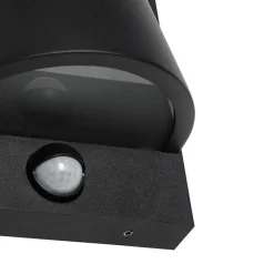 Qazqa buitenlampen met sensor femke zwart gu10