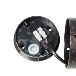 Qazqa buitenlampen met sensor kiki goudkleurig e27