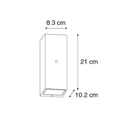 Qazqa buitenlampen met sensor baleno zwart gu10