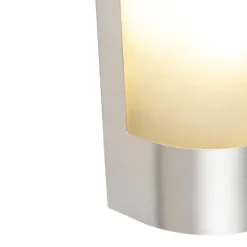 Qazqa buitenlampen met sensor mira zilverkleurig e27