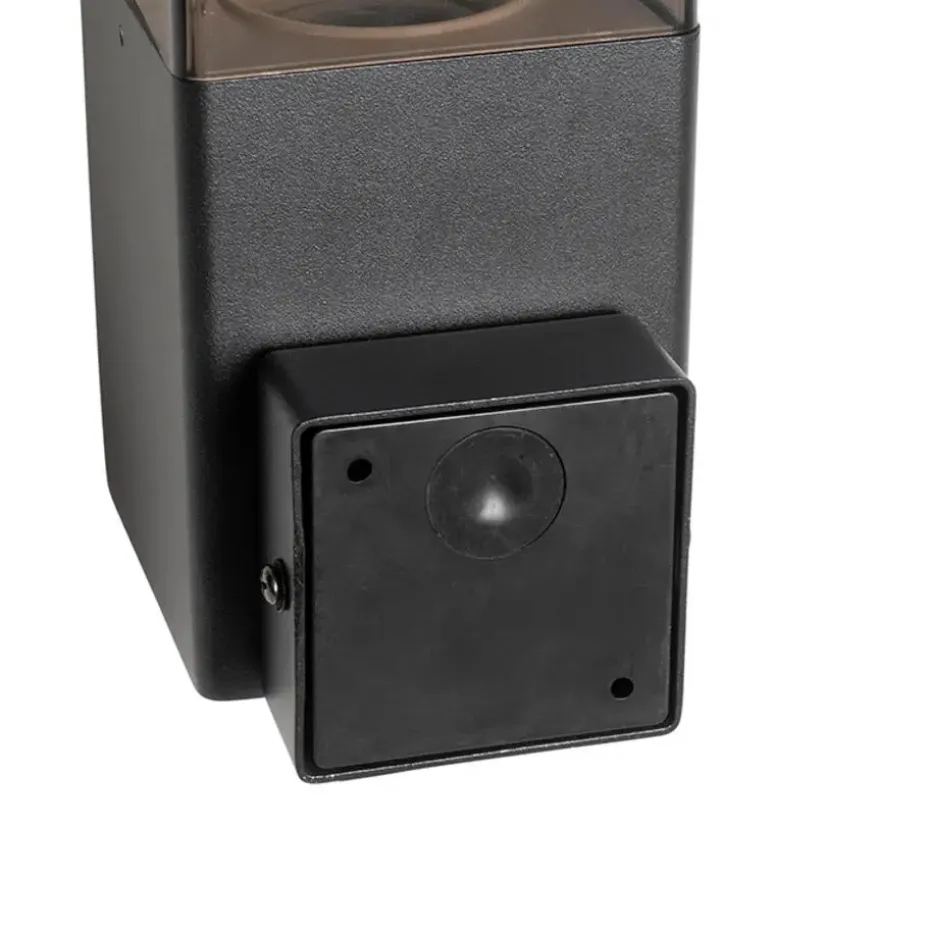 Qazqa buitenlampen met sensor denmark zwart e27