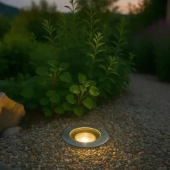 Qazqa grondspots delux zilverkleurig gu10