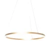 Qazqa hanglampen anello goudkleurig geïntegreerde led