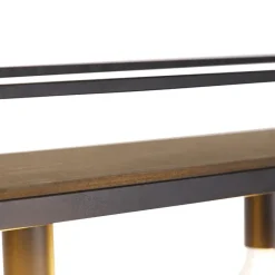 Qazqa hanglampen cage rack bruin e27