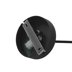 Qazqa hanglampen carcass zwart e27