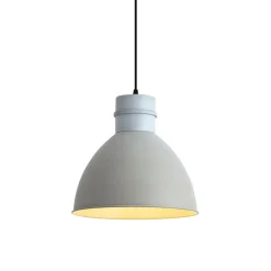 Qazqa hanglampen dory grijs e27
