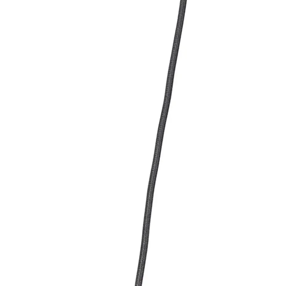 Qazqa hanglampen finn bruin e27