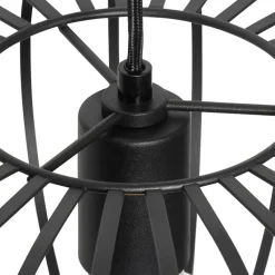 Qazqa hanglampen johanna zwart e27