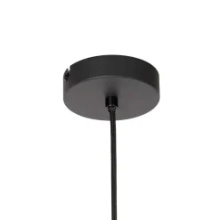 Qazqa hanglampen ostrava zwart e27